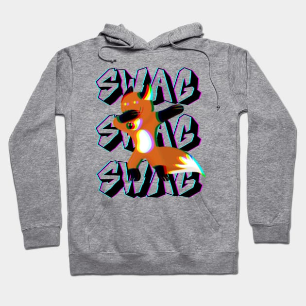 fox swag Hoodie by Qibar Design